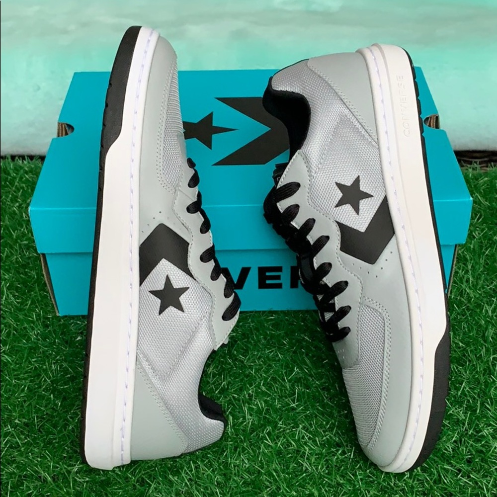 CONVERSE RIVAL OX WOLF GREY/BLACK/WHITE MEN’S - Picture 2 of 16
